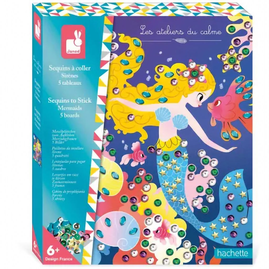 Janod Självhäftande paljetter, Sjöjungfrutema