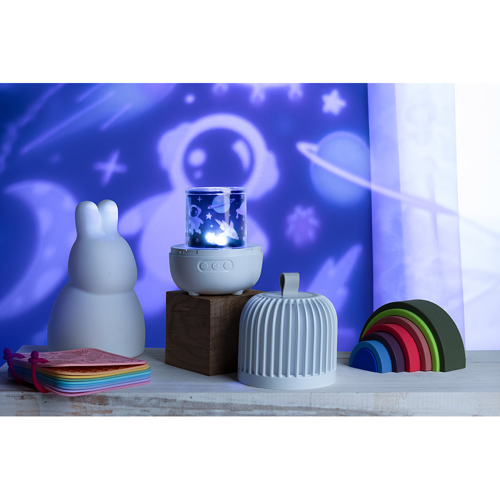 Little L, Babyleksaker i silikon, Regnbåge - Gröna, Rosa och blå toner