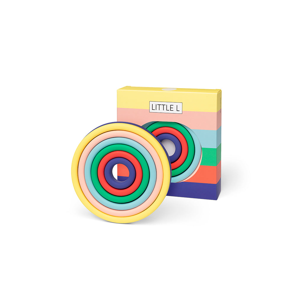 Little L, Babyleksaker, Aktivitetsringar - Klara färger