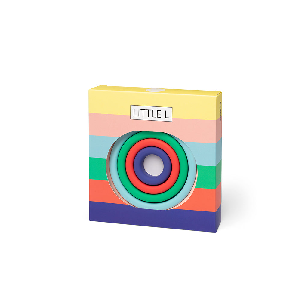 Little L, Babyleksaker, Aktivitetsringar - Klara färger