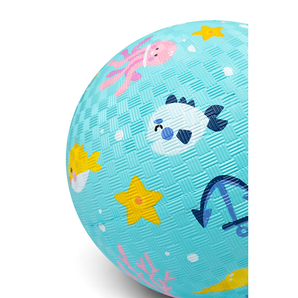 Little L, Gummibold, 13 cm - Hav