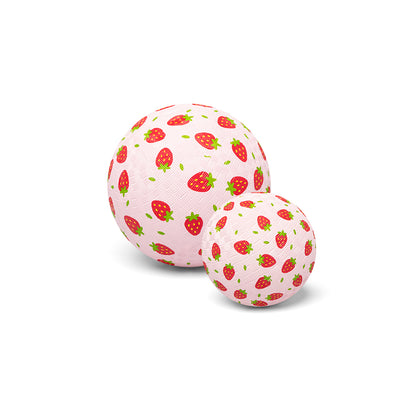 Little L, Gummibold, 13 cm - Jordgubbe