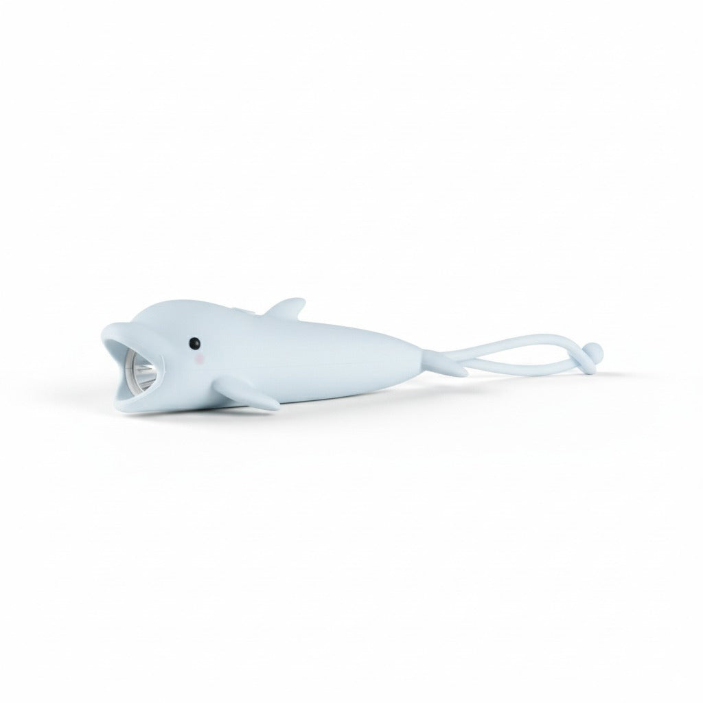 Little L, silikone ficklampa – Delfin