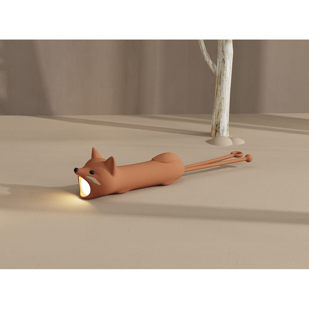 Little L, silikon ficklampa - Räv