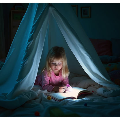 Little L, silikone ficklampa - Enhörning