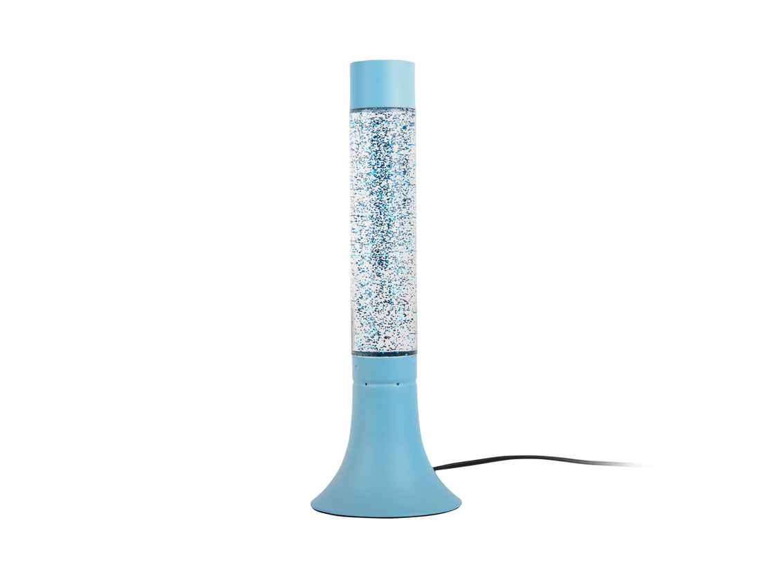 Leitmotiv Astro glitterlampa, Soft Blue