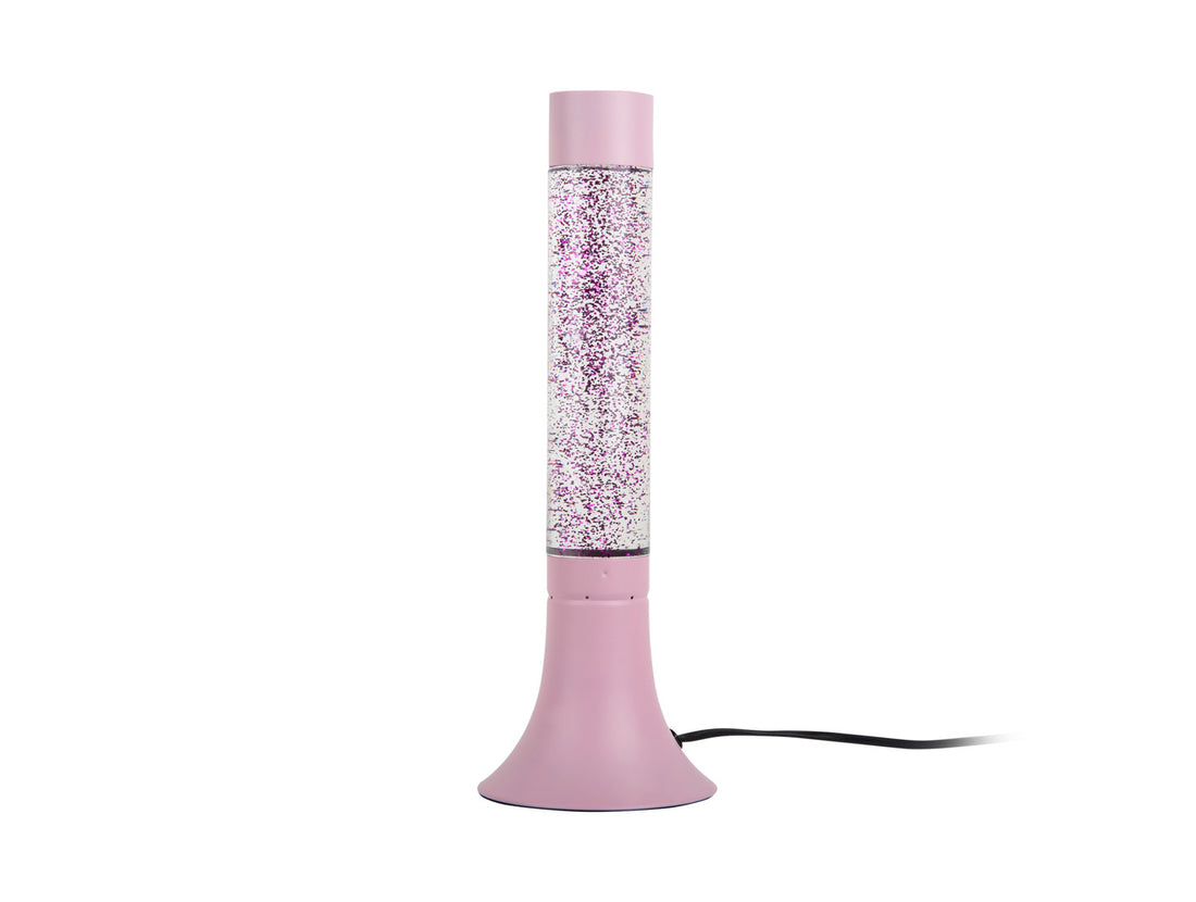 Leitmotiv Astro glitterlampa, Soft pink