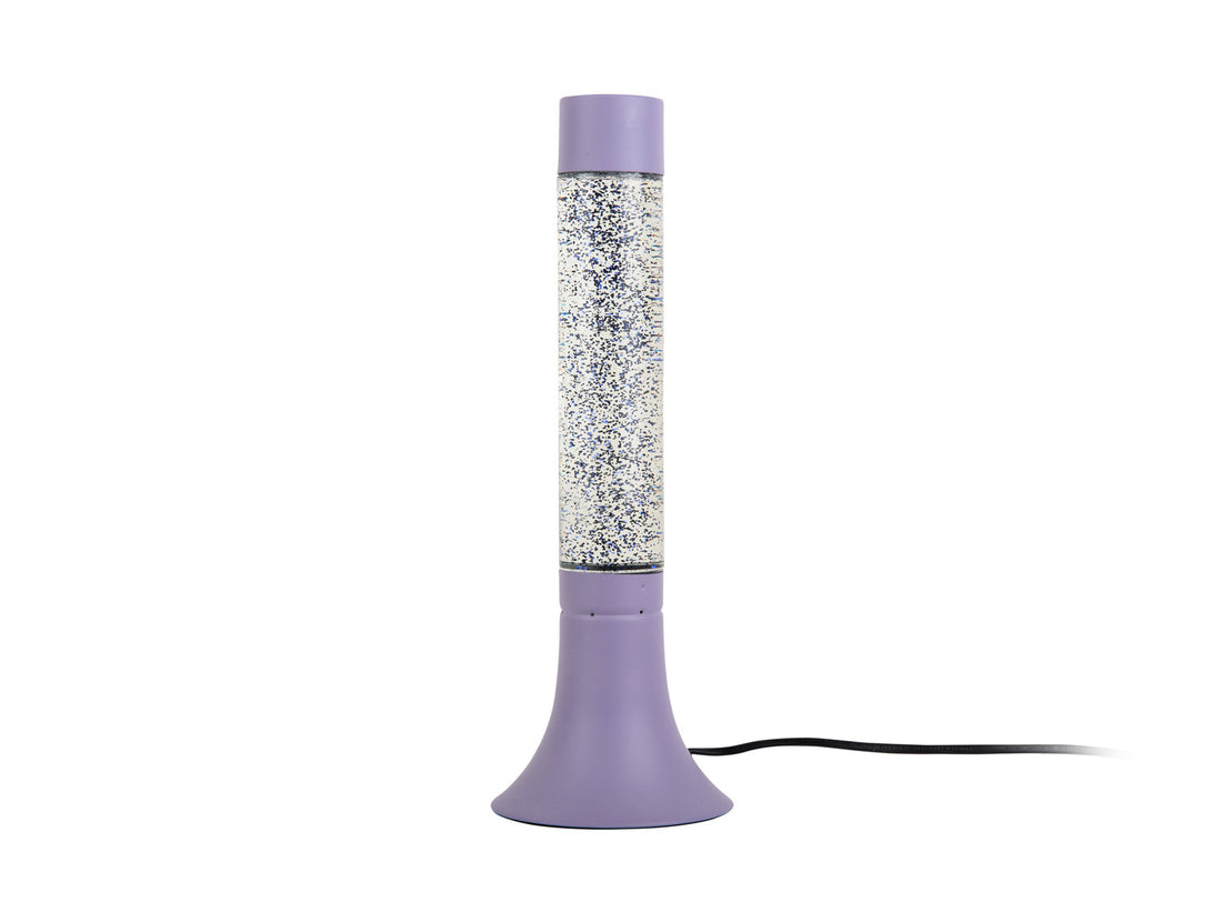 Leitmotiv Astro glitterlampa, Soft purple