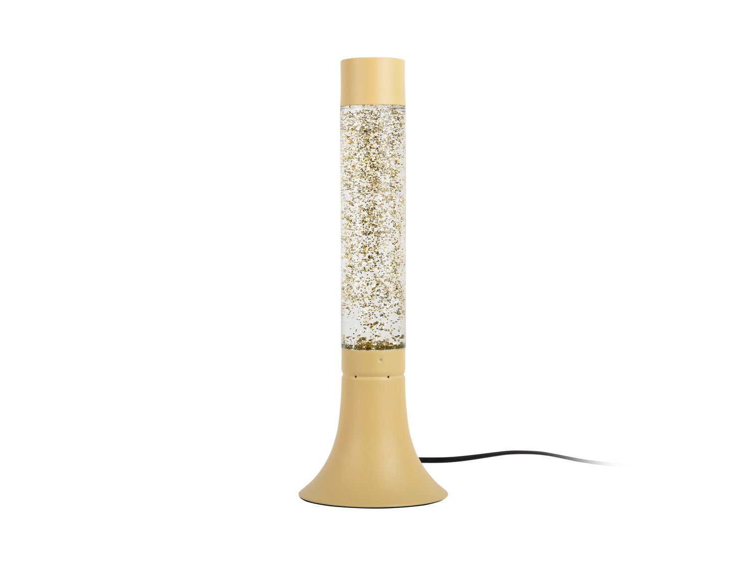 Leitmotiv Astro glitterlampa, Soft yellow