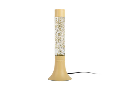 Leitmotiv Astro glitterlampa, Soft yellow