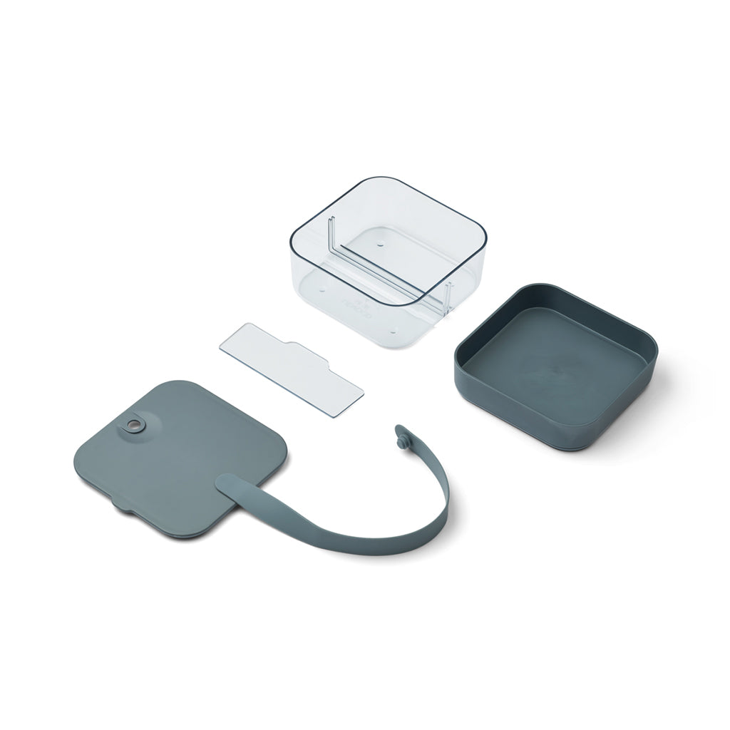 Liewood Amandline Bento lunchlåda, Sea blue / Whale blue