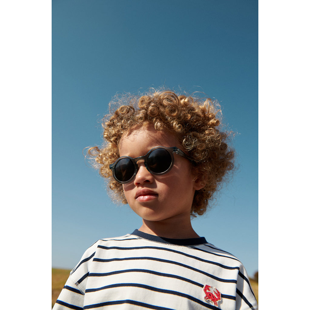 Liewood Darla solglasögon för barn, 4-10 år - Whale blue transparent