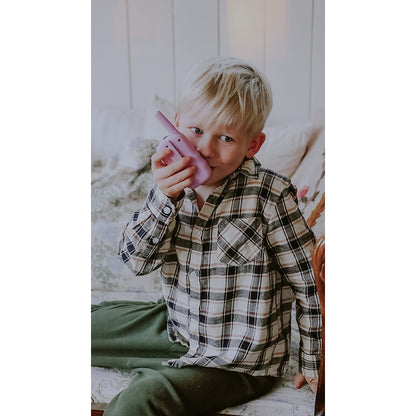 Lalarma walkie talkie för barn, mint