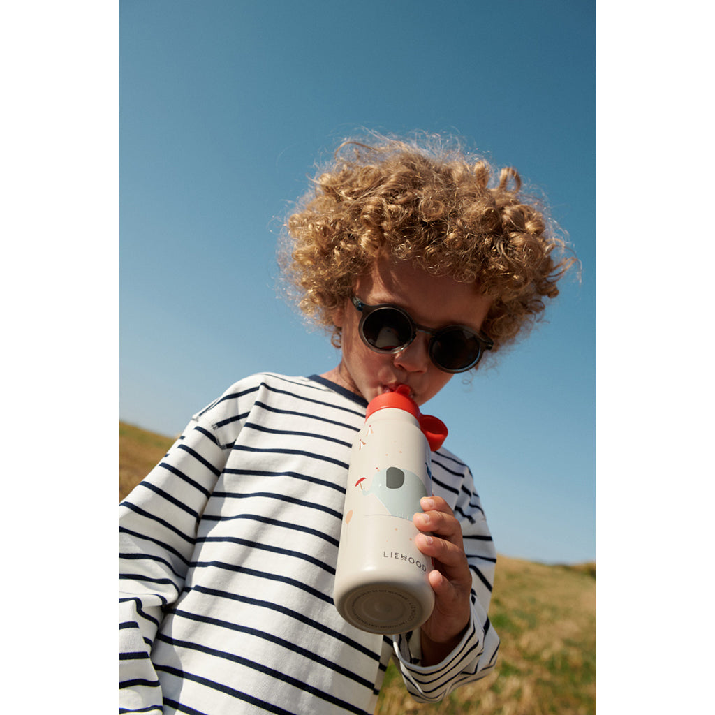 Liewood Falk vattenflaska, termoflaska 350 ml. - Safari Sandy Mix