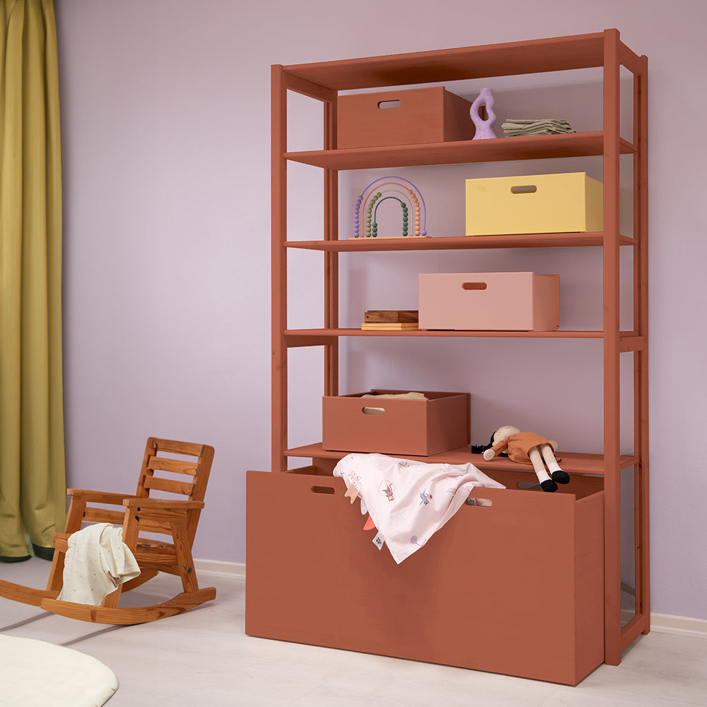 By Aulum Dana stor förvaringslåda med hjul, flera storlekar - Rusty