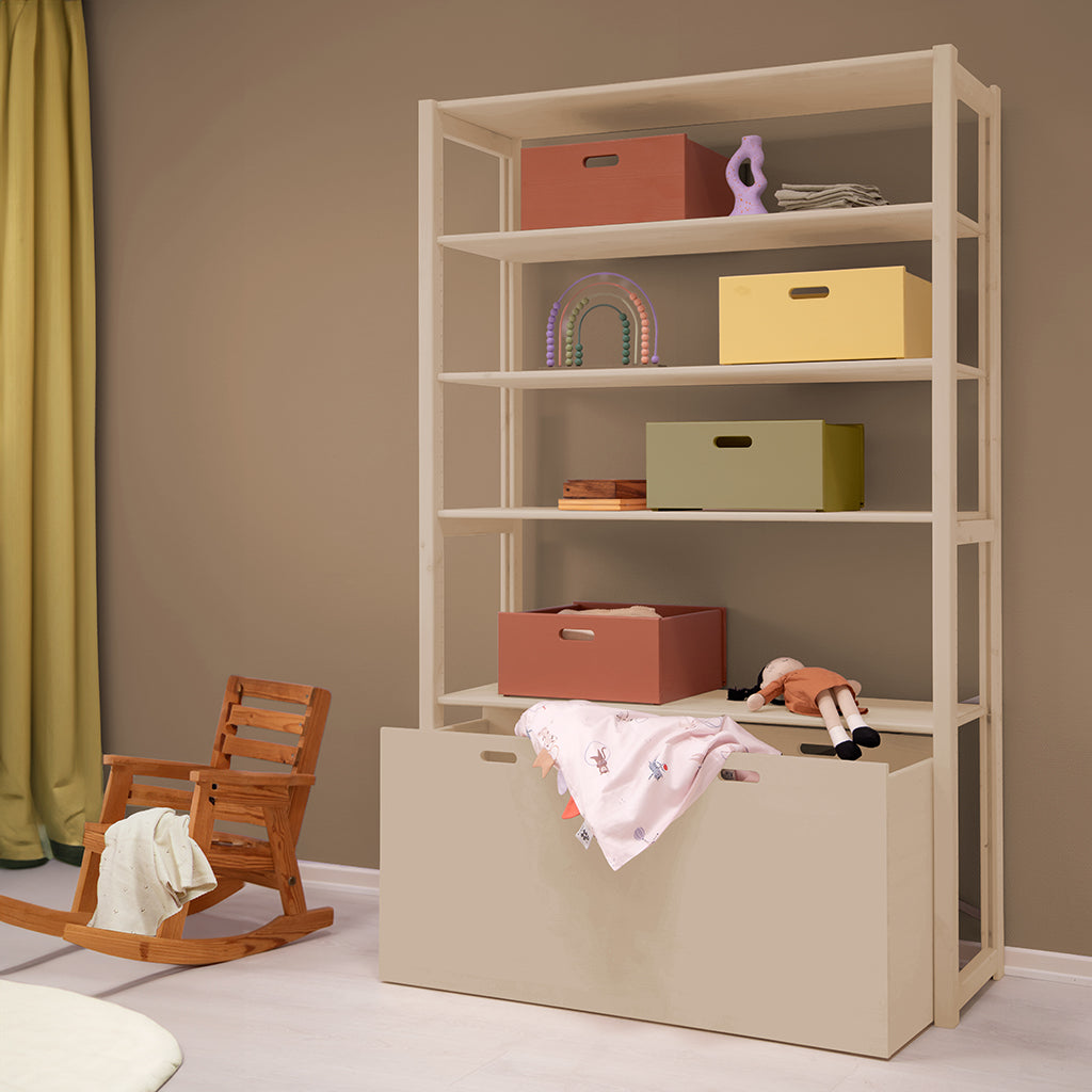 By Aulum Dana stor förvaringslåda med hjul, flera strl. - Sand