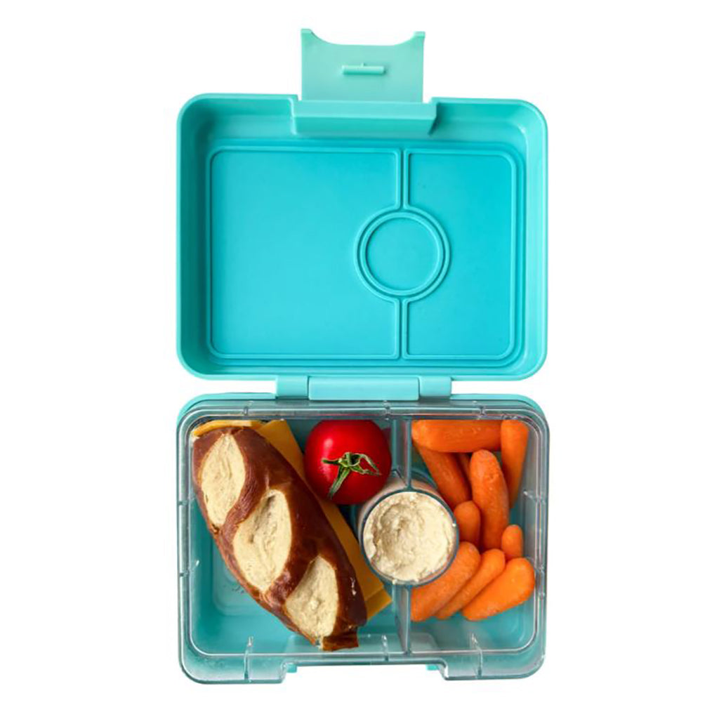 Yumbox matlåda med 3 fack, Snack - Miami Aqua / Rainbow