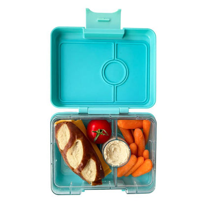 Yumbox matlåda med 3 fack, Snack - Miami Aqua / Rainbow