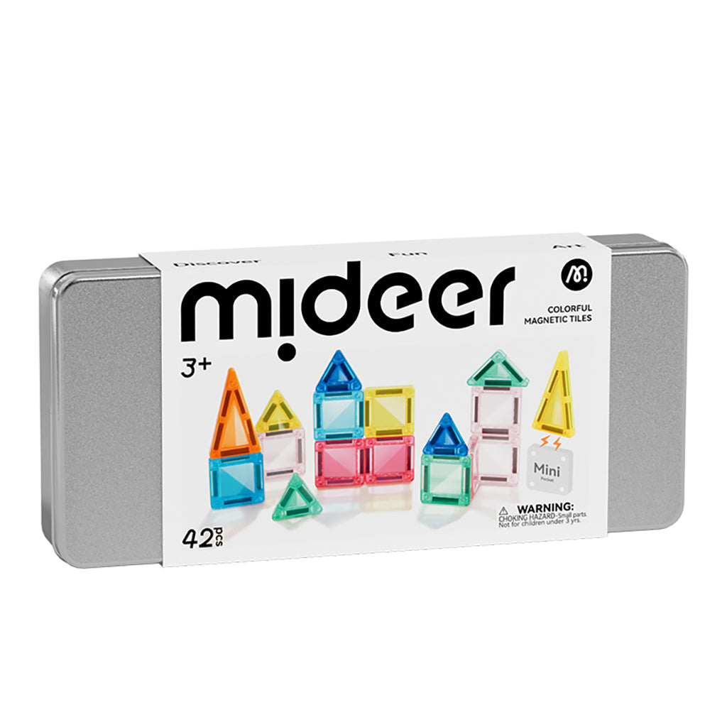 Mideer magnetiske miniplader i æske