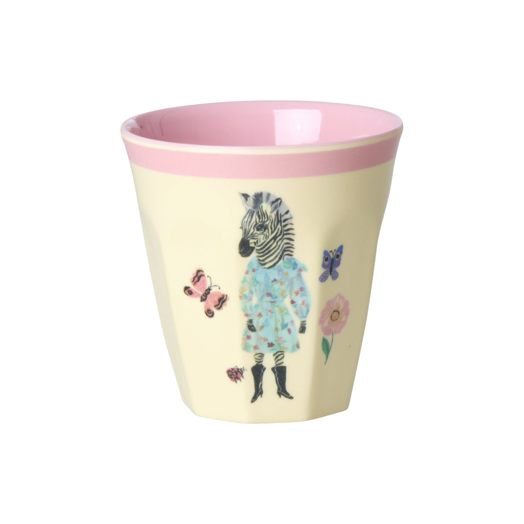 Rice melaminkoppar, multifärgad, Nathalie Lété Print, 6-pack - Medium