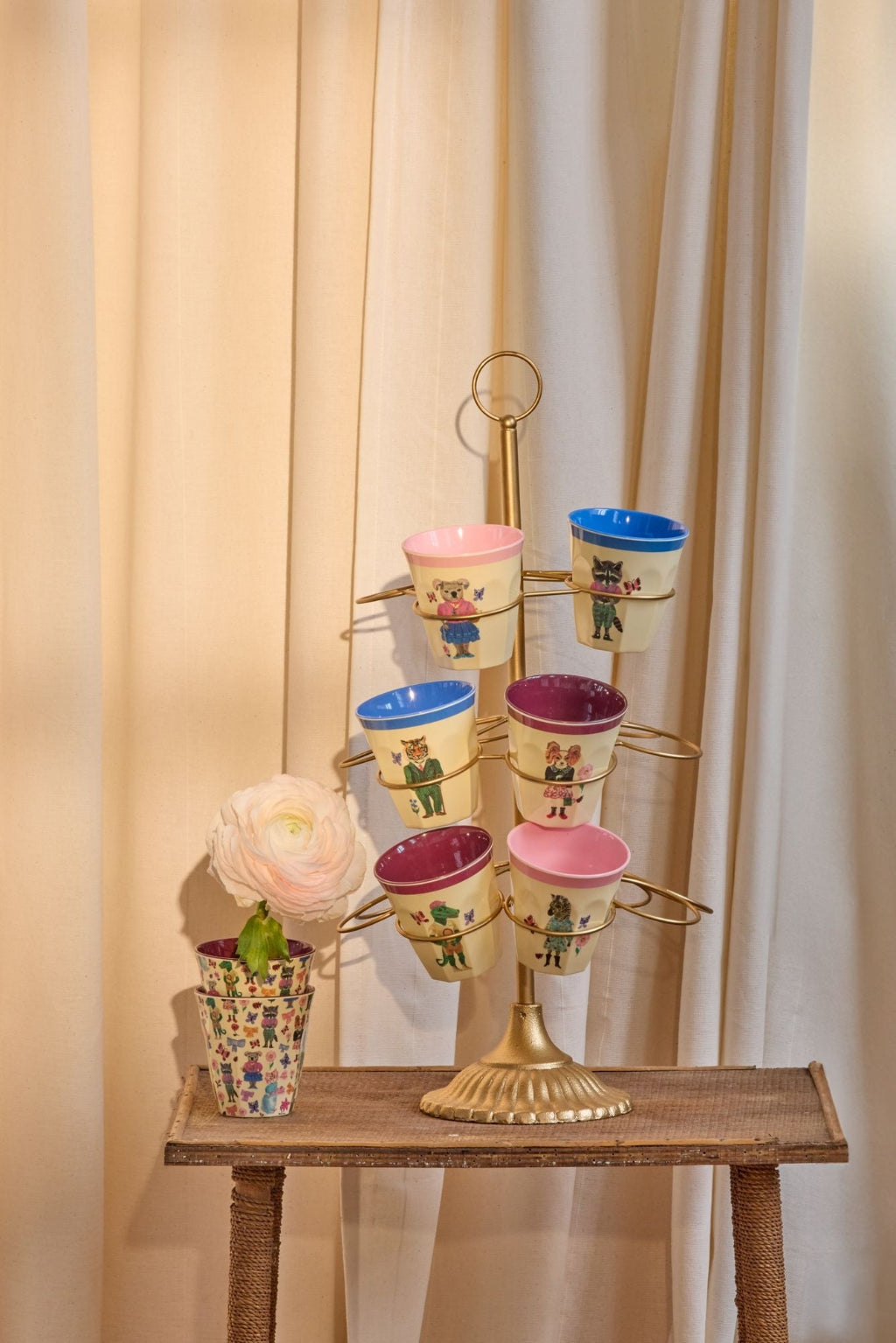 Rice melaminkopp, Hög, bordeaux - Nathalie Lété Print