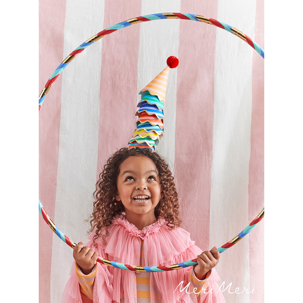 Meri Meri festhattar, Randiga partyhattar - 8 st.