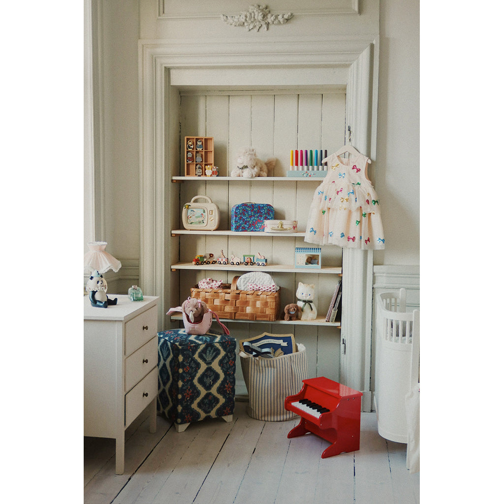 Konges Sløjd Glossy piano, klaver i trä – Röd