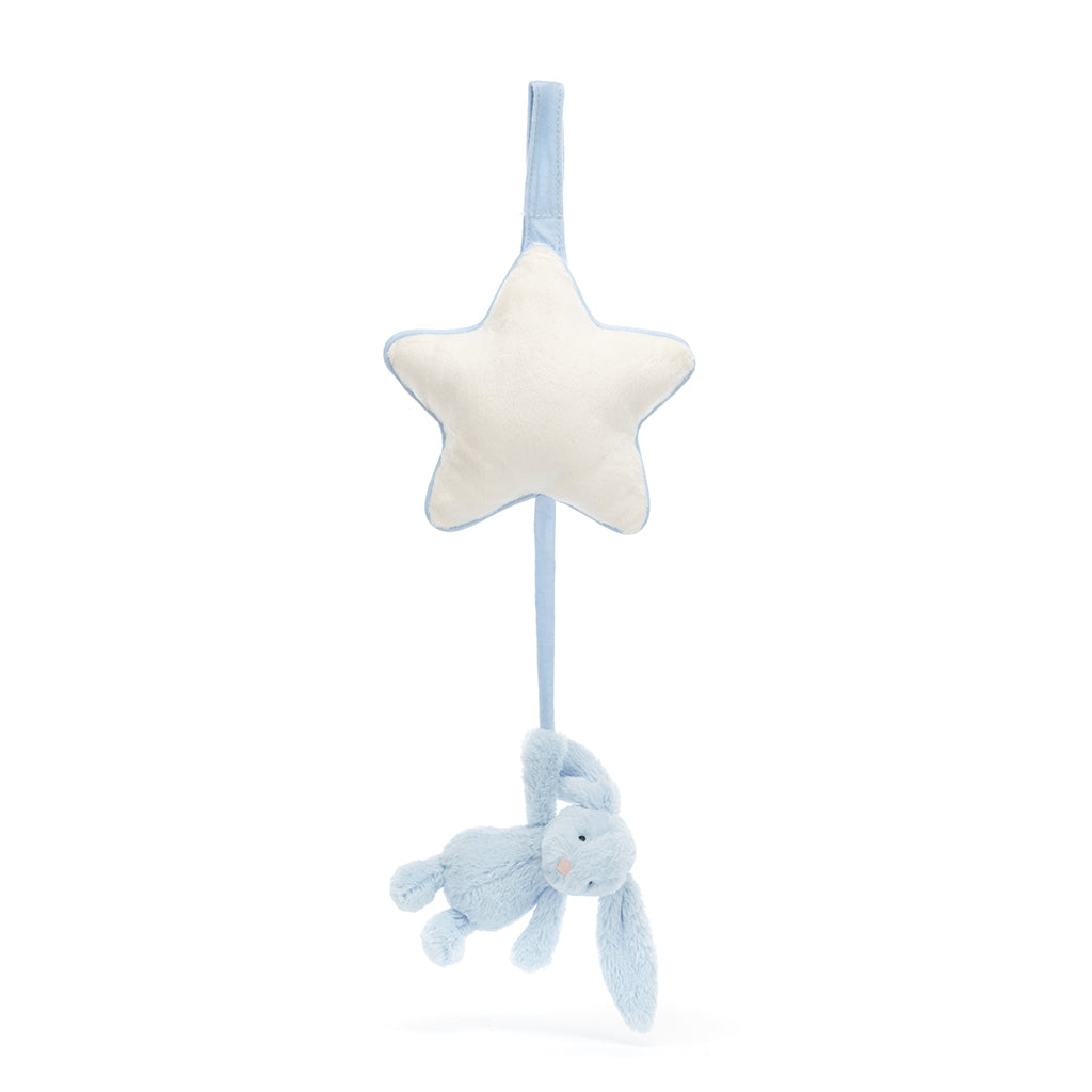 Baby Jellycat spilledåse, Bashful blue kanin - 30 cm