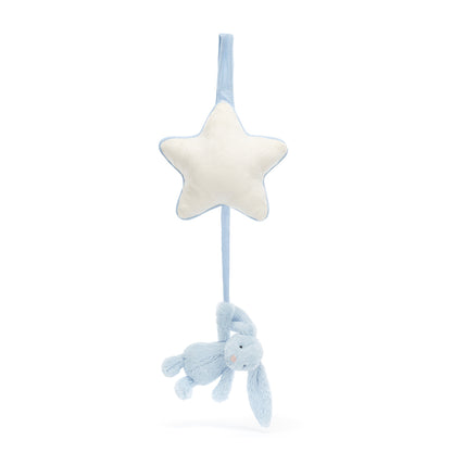 Baby Jellycat spilledåse, Bashful blue kanin - 30 cm