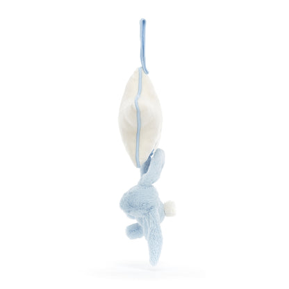 Baby Jellycat spilledåse, Bashful blå kanin - 30 cm