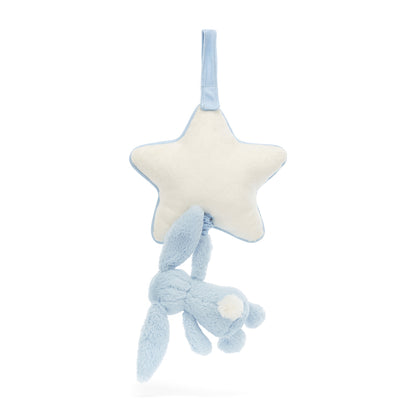 Baby Jellycat spilledåse, Bashful blå kanin - 30 cm