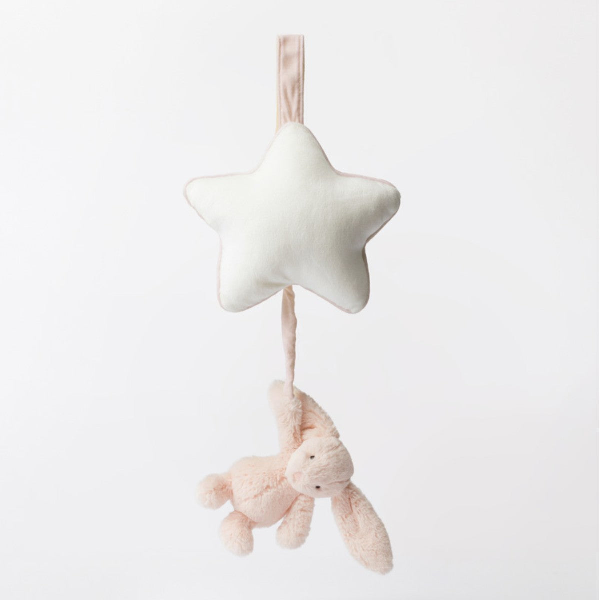 Baby Jellycat speldosa, Bashful kanin - Blush