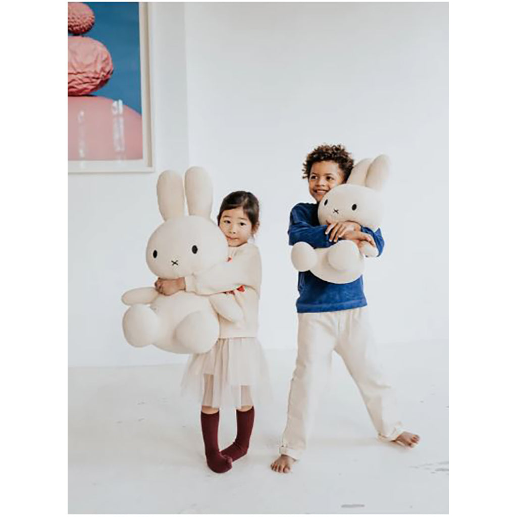 Miffy Terry kanin mjukisdjur, 50 cm – Creme