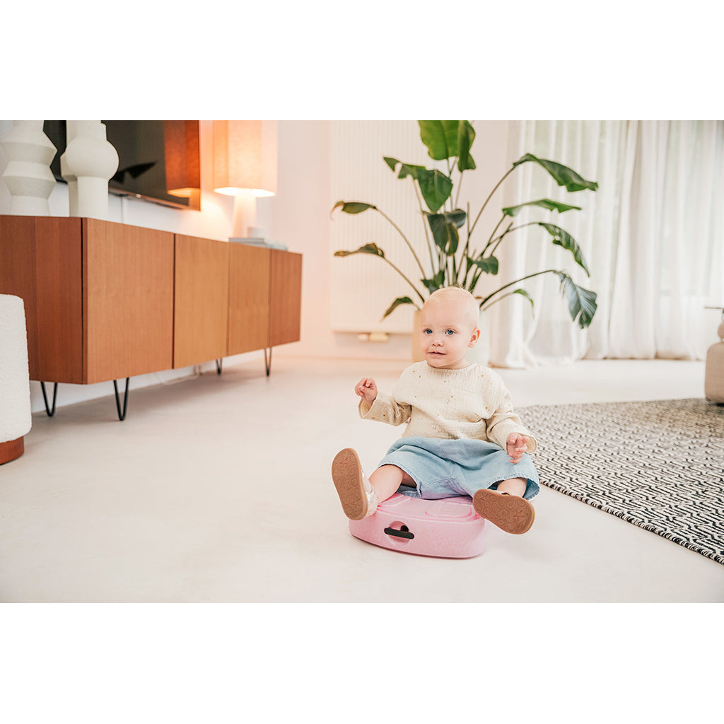 Scoot and Ride My First Babywalker &amp; Ride-on, 3-i-1 Scooter - Rose