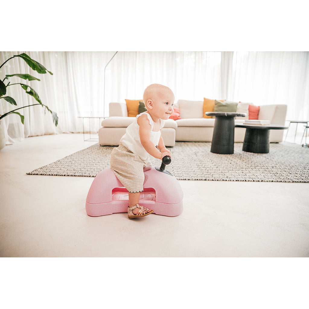 Scoot and Ride My First Babywalker &amp; Ride-on, 3-i-1 Scooter - Rose