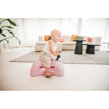 Scoot and Ride My First Babywalker &amp; Ride-on, 3-i-1 Scooter - Rose