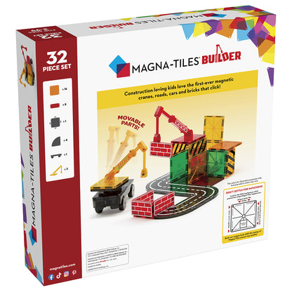 Magna-Tiles Builder, Magnetiskt byggset med 32 delar