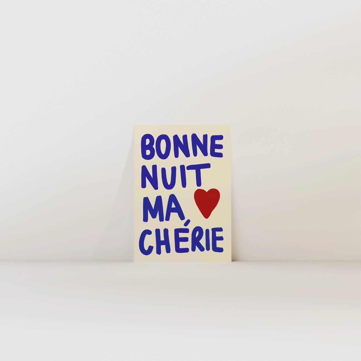 Nephthys Illustrerad affisch, Bonne Nuit ma Chérie - A4