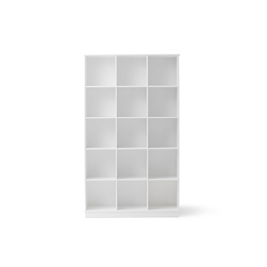 Oliver Furniture Wood hylla, 3x5 fack, vertikal med sockel