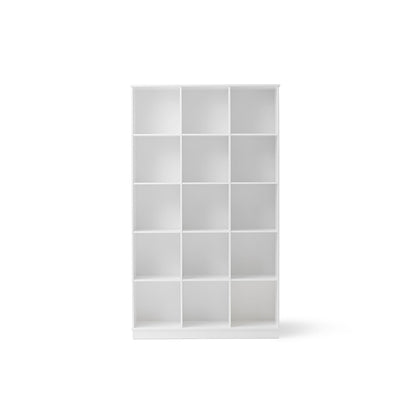 Oliver Furniture Wood hylla, 3x5 fack, vertikal med sockel