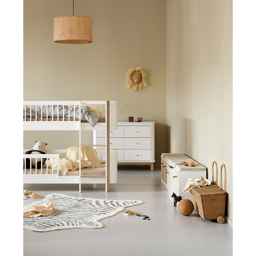 Oliver Furniture Wood hyllsystem, 5x1 fack - med eller utan sockel