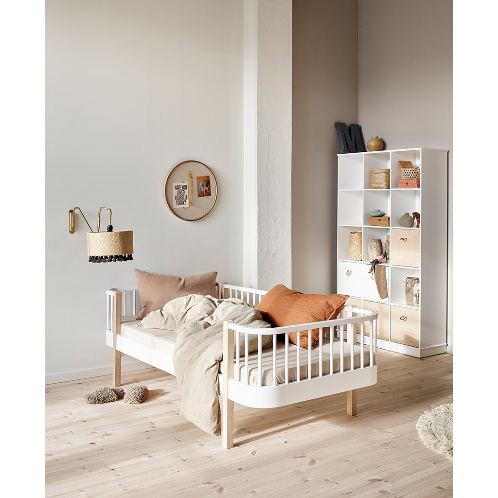 Oliver Furniture, Wood Original, bäddsoffa – vit/ek