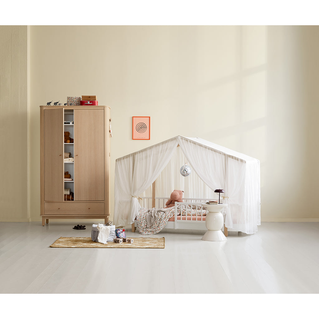 Oliver Furniture, Wood Original tält till hussäng - Transparent vit