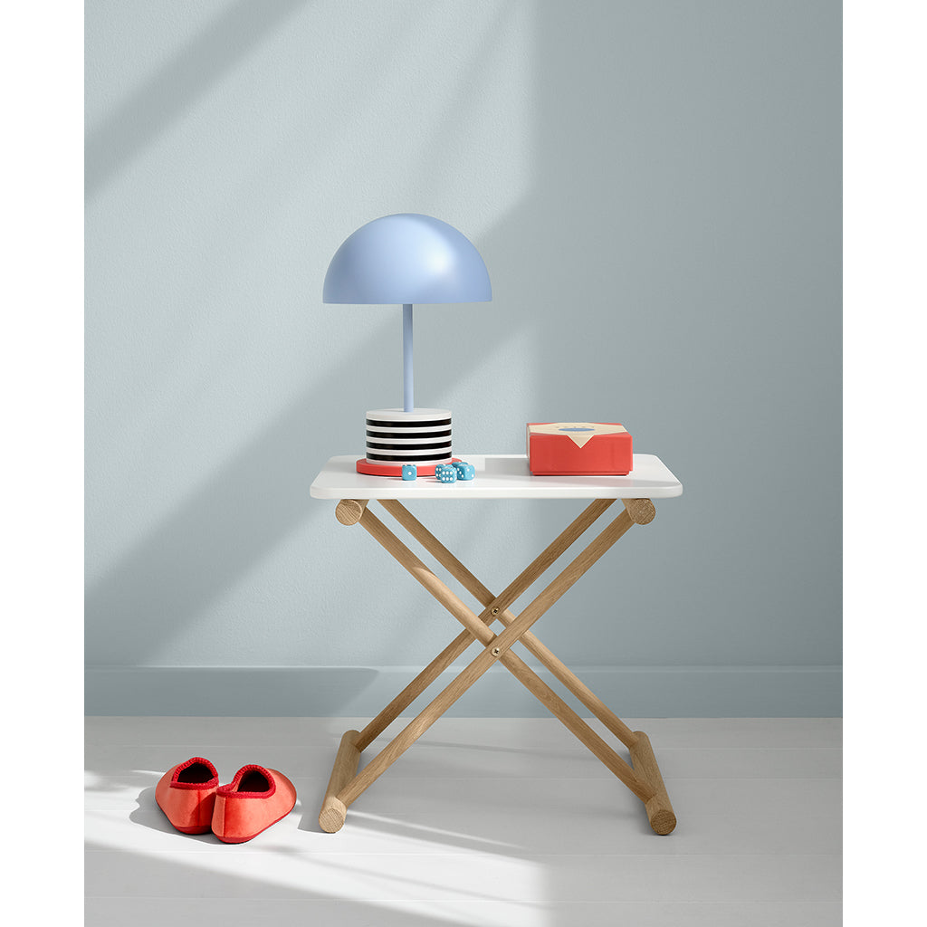 Oliver Furniture, Camp Sängbord lågt - Vit / Ek