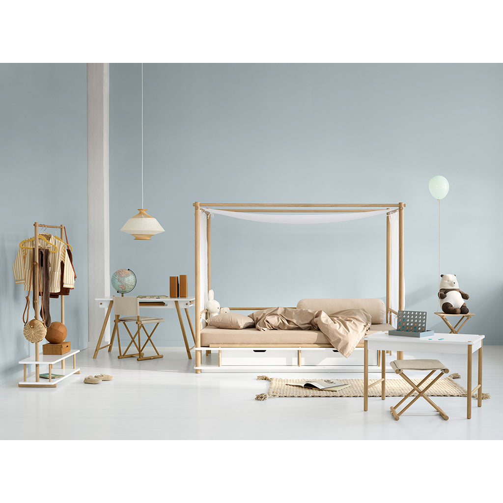 Oliver Furniture, Camp klädställning - Vit / Ek