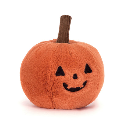 Jellycat bamse, Ooky jack O Lantern, græskar - 12 cm