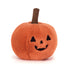 Jellycat bamse, Ooky jack O Lantern, græskar - 12 cm