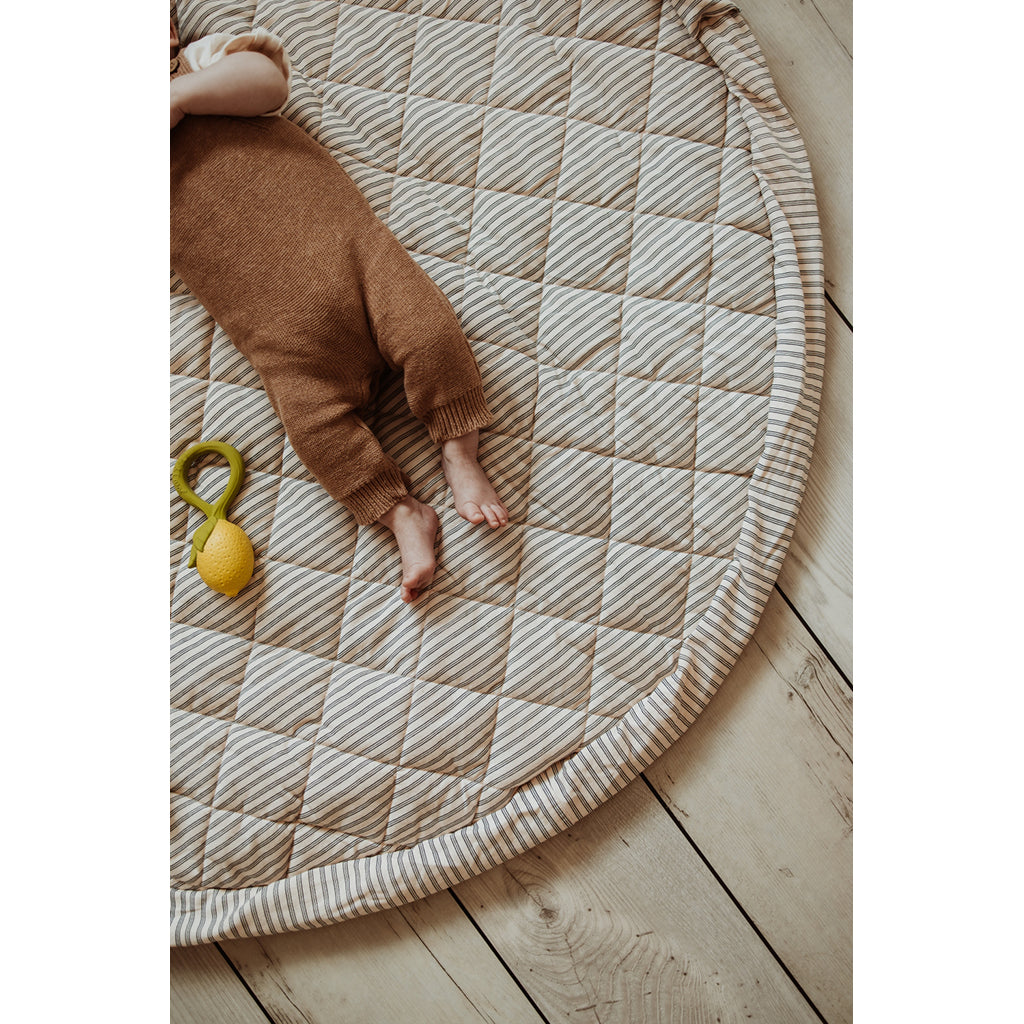 Play&amp;Go Två-i-en babytäcke, ekologiskt – Stripes blue