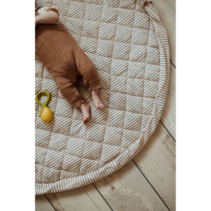 Play&amp;Go Två-i-en babytäcke, ekologiskt – Stripes blue