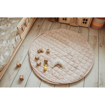 Play&amp;Go Två-i-en babytäcke, ekologiskt – Stripes brown